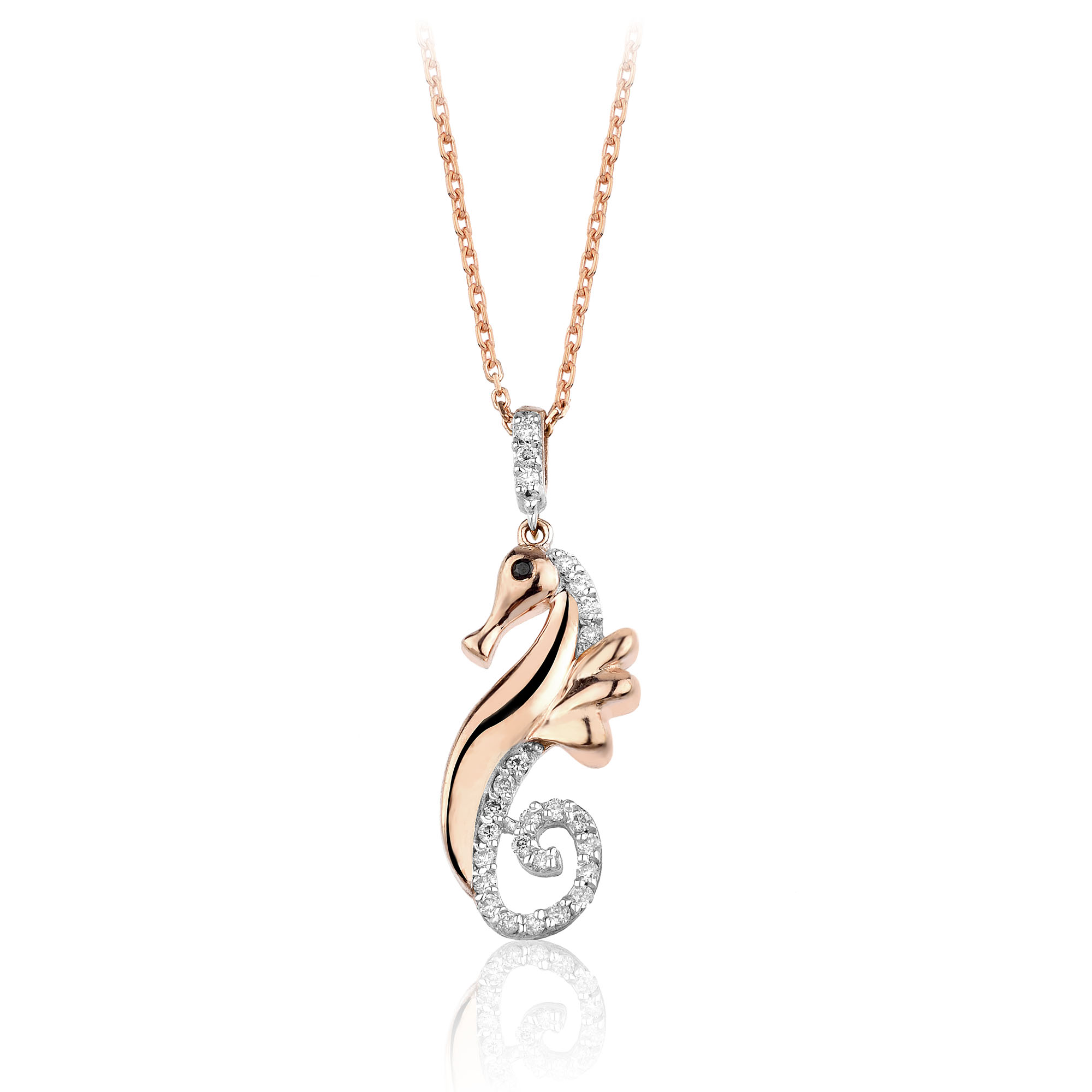 0.22 Karat Pırlanta Denizatı Kolye
